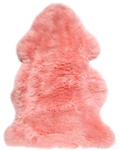 100% Genuine Sheepskin Pink Baby Rug - From Devon 