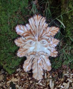 Large Green Man Plaque