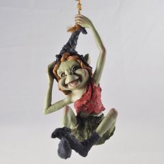 pixie hanging on rope
