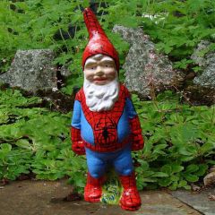 Super Hero Garden Gnome Spiderman