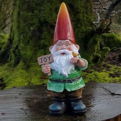 Large Garden Resin Gnome Ornament - Joyeful  