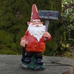 Bruce Garden Resin Gnome Ornament - 26cm 