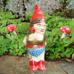 Wonder Woman Garden Gnome