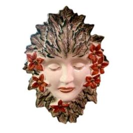 Lady face garden plaques